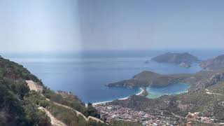 Oludeniz Cable car Babadag Fetiye TURKEY Wonderful 1900 Meter Teleferik [upl. by Kingsbury]