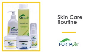 Portia M  Marula Skin Care Routine [upl. by Stace]