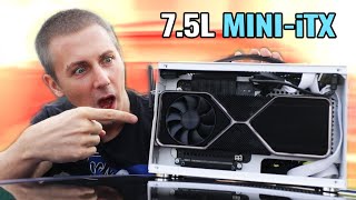 Fitting an i912900K and RTX 3080 Ti in a 75L MiniiTX Gaming PC 😲 [upl. by Hammerskjold]