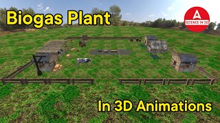 How Does a Biogas Plant Work  3D Animation [upl. by Ellasal]