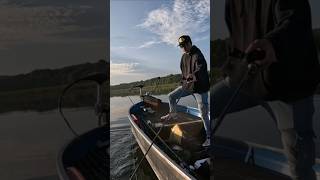 Little Pike hits the Spinnerbait michigan outdoors fish fishing bassfishing pike boat double [upl. by Iahcedrom]