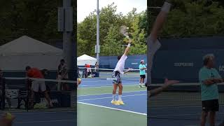 DOMINIC THIEM Serve in SlowMotion 🇦🇹🎾 Shorts DominicThiem Thiem [upl. by Arateehc631]