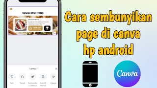 Cara Hide Page di Canva Terbaru [upl. by Ynohtna]