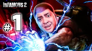 alanzoka jogando Infamous 2  01 [upl. by Eustatius]