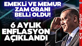 SON DAKİKA 6 Aylık Enflasyon Oranı Açıklandı İşte Emekli ve Memurun Alacağı Zam Oranı [upl. by Hax149]