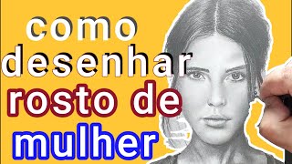 Como Desenhar Rosto de Mulher Parte 2 [upl. by Paymar]