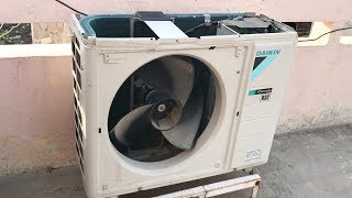 How to Clean Outdoor Unit of Split Air Conditioner at Home  Step by Step  Dry Service [upl. by Akeinahs]