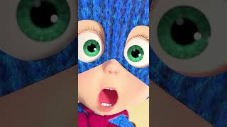 Squirrels Revenge 🐿️🫢 SelfMadeHero MashaAndTheBear Shorts cartoonforkids kids [upl. by Scornik]