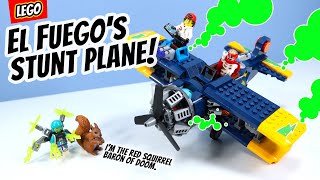 LEGO Hidden Side El Fuegos Stunt Plane Speed Build of Flight [upl. by Sheelagh]