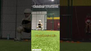 Youth Catching Drills with 9u National Catcher baseball baseballdrills catcher catchingdrills [upl. by Ajdan283]