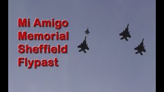 Sheffield FlyPast Footage  Tony Foulds quotMi Amigoquot US Bomber Crash Memorial 22nd Feb 2019 [upl. by Zonnya]