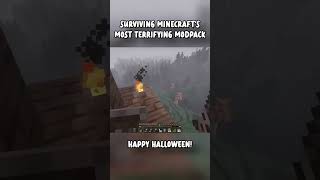 Surviving Minecrafts most Terrifying modpack minecraft fearnightfall moddedminecraft [upl. by Tarsus]