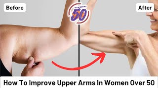 From Flabby to Fabulous How to Fix or Improve Hanging Skin On Your Upper Arms after 60 [upl. by Kevon123]