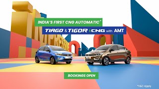 Introducing Indias First CNG Automatic  The AllNew Tiago amp Tigor iCNG AMT [upl. by Eremihc]