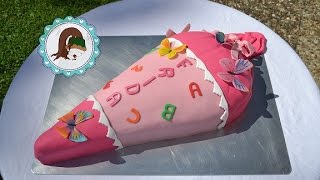 Einschulungstorte Schultüte für Frida Motivtortenvon Purzelcake [upl. by Fabron]