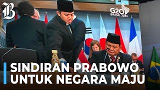 Prabowo Ungkap Alasan Kenapa Indonesia Harus Pindah Ibu Kota di Forum G20 [upl. by Einiar]