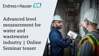 Advanced level measurement for water and wastewater industry  Online Seminar teaser [upl. by Irrabaj621]