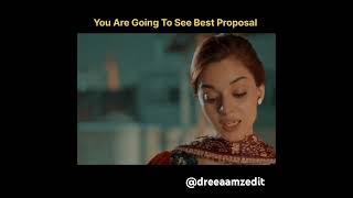 best proposal ❤️  Ishq hua  haroonkadwani komalmeer shorts [upl. by Arakihc]