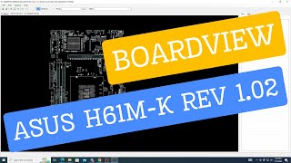 Boardview  Schematic digram  ASUS H61MK REV 102 Free Dowload [upl. by Canty]