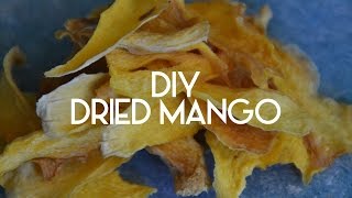 DIY Dried Mango Recipe  A Floral Crown [upl. by Yllus]