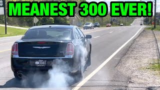 2012 Chrysler 300 C 57L HEMI V8 DUAL EXHAUST w CHERRY BOMBS [upl. by Oicnaneb]