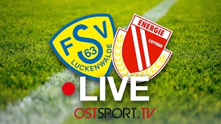 LIVE FSV 63 Luckenwalde vs FC Energie Cottbus  Regionalliga Nordost  SP16 [upl. by Erej755]