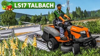 LS17 Talbach 35 Der Husqvarna RASENMÄHER auf dem Bauernhof  Landwirtschafts Simulator 2017 [upl. by Irrep]