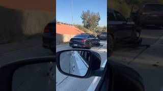 Car accident on the 5 freeway in LA [upl. by Elsilrac]