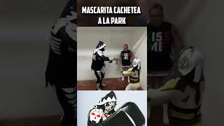 MASCARITA SAGRADA CACHETEA a LA PARK luchalibre lapark luchas deportes wrestling [upl. by Atnahc]