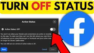 How To Turn Off Active Status On Facebook Laptop amp PC  Full Guide [upl. by Sharlene460]