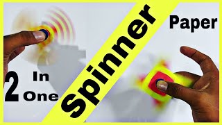 How to make spinner with paper and cardboard [upl. by Grantley586]