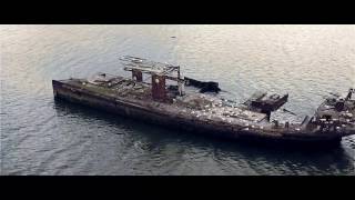 SS Ayrfield Shipwreck Homebush NSW by drone [upl. by Auqkinahs]