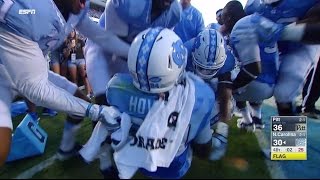 UNC Football Bug Howard Hauls in GameWinning TD vs Pittsburgh [upl. by Nerwal]