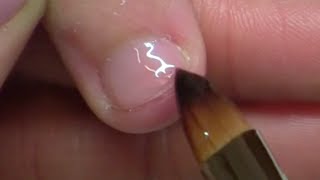 Natural Nail Overlay with Gel [upl. by Nnayelhsa]