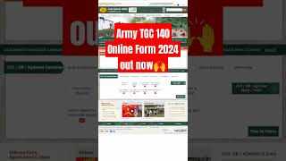 Army Technical Graduate Courses TGC 140 Exam January 2025 Batch Apply Online Form out now🙌 [upl. by Igenia]