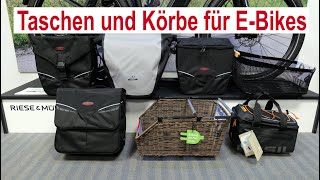 Klickfix Racktime und Basil MIK Körbe und Packtaschen für EBikes [upl. by Niletac]