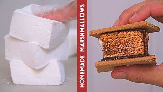 BEST HOMEMADE MARSHMALLOWS RECIPE [upl. by Autry]