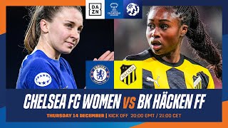 Chelsea vs BK Häcken  UEFA Womens Champions League 202324 Matchday 3 Full Match [upl. by Nivert]