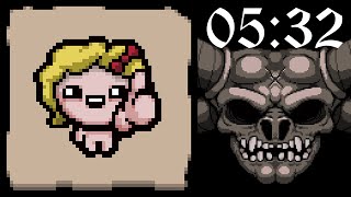 Maggy kills Mega Satan in 0532 Speedrun [upl. by Oirom201]