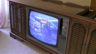 Old 1969 RCA New Vista Color TV  Turned on after 10 years [upl. by Kehr]