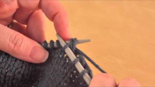 How To Knit 2 Together k2tog [upl. by Siram]