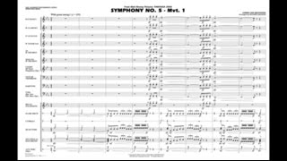 Symphony No 5  Mvt 1 by Beethovenarr Richard L Saucedo [upl. by Love]