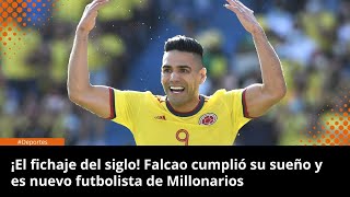 Falcao llegó a Millonarios y se convierte en el fichaje más importante del siglo en el FPC [upl. by Claude]