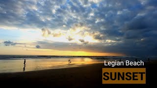 Sunset Legian Beach Bali [upl. by Akissej]