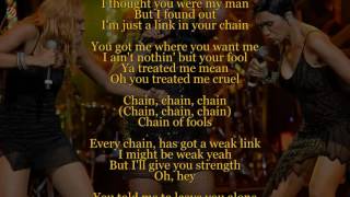 Chain of fools  Pointer Sisters HQ Videolyric [upl. by Uyr]