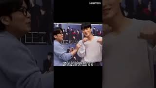 WHY JONGHO ALMOST PUNCH SAN ateez san jongho kpop shorts [upl. by Kassity965]