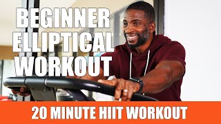 FatBurning Elliptical HIIT Workout for Beginners  20 Minutes [upl. by Hcir]