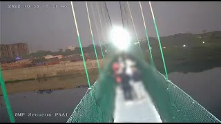 WARNING Moment of deadly bridge collapse in India [upl. by Yelyab571]