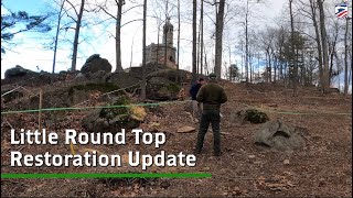 Little Round Top Restoration BehindtheScenes Footage [upl. by Nowaj]