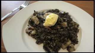 Arroz negro con sepia y gambas  Recetas de arroces ✅ [upl. by Giulietta]